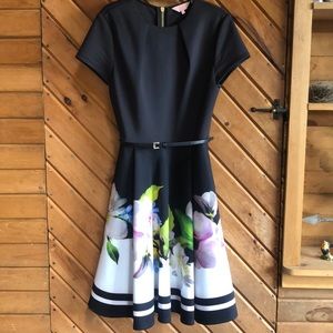 Ted Baker Floral Belted Dress